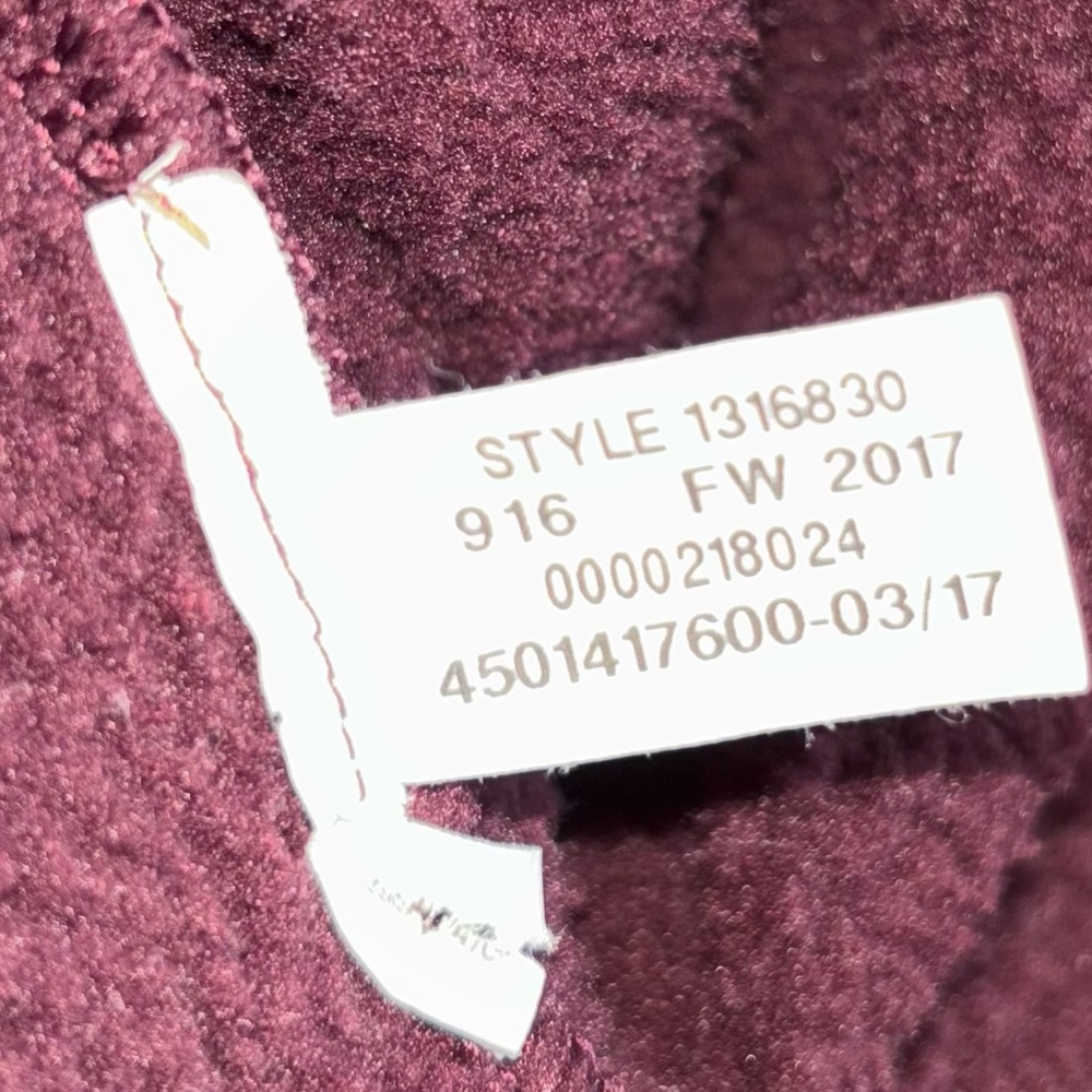 Under Armour Women’s ColdGear Cowl Neck Maroon Pullover Pink Accent Logo Size M - Picture 5 of 6